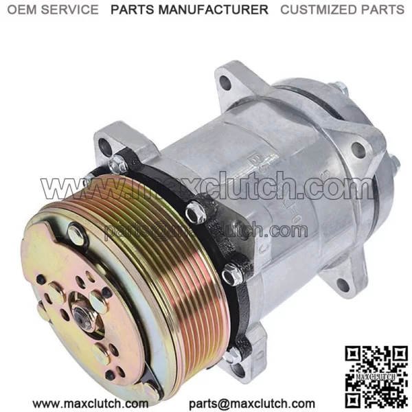 A/C Compressor With Clutch For 1985-1987 1988 1989 1990 Jeep Cherokee 2.1L 2.5L - Image 2
