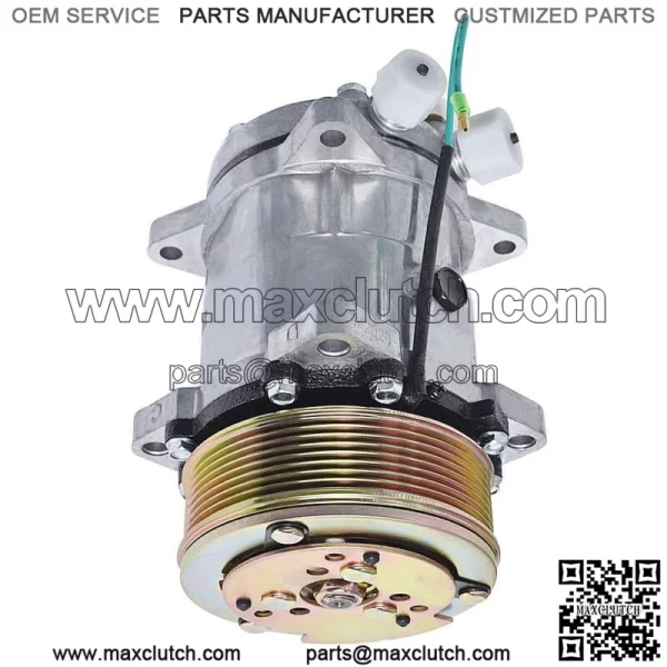 A/C Compressor With Clutch For 1985-1987 1988 1989 1990 Jeep Cherokee 2.1L 2.5L - Image 3