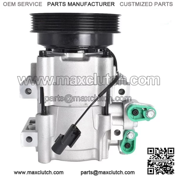 A/C AC COMPRESSOR W/CLUTCH For 2001-2004 2005 2006 Hyundai Santa Fe 2.7L V6 - Image 2