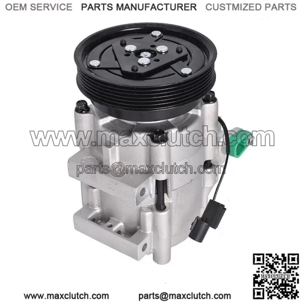 A/C AC COMPRESSOR W/CLUTCH For 2001-2004 2005 2006 Hyundai Santa Fe 2.7L V6 - Image 3
