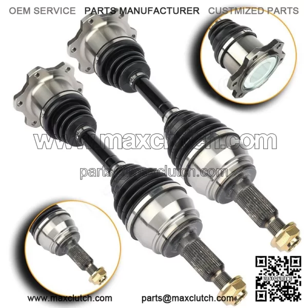 CV Axle Front For  Tahoe GMC Sierra 1500 Suburban 1500 4WD 6 LUG (For:  Silverado 1500) - Image 2