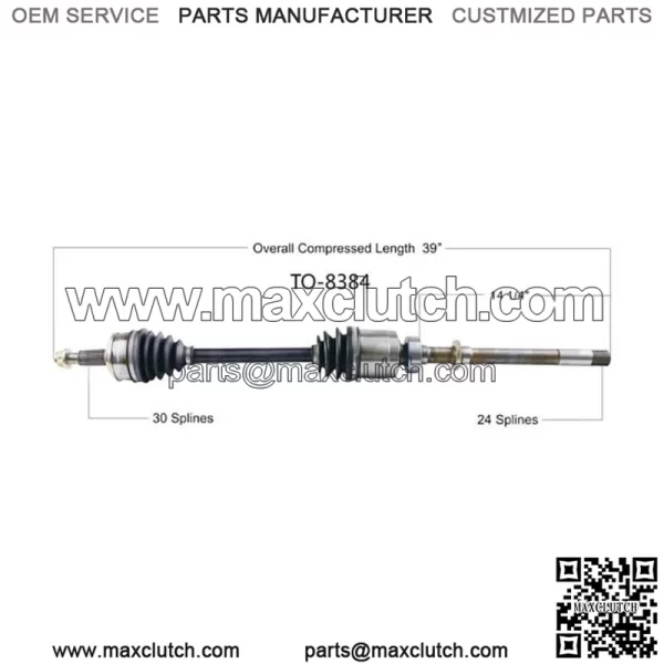 1X Front Right Driveshaft for Toyota RAV4 2013-2018 (For: Toyota)