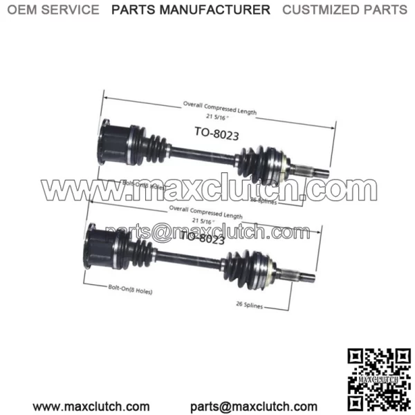 CV joint assembly front 2X for Toyota Camry FWD 1983 1984 (for: Toyota)