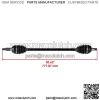 705402099 Front CV Axles For Can Am Maverick X3 Max Turbo R 2018 2020 Left/Right - Image 4