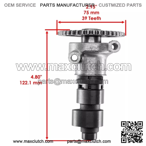 Camshaft for Honda Fourtrax Rincon TRX650FA 2003-2005/ 14100-HN8-P00 14100HN8P00 - Image 2