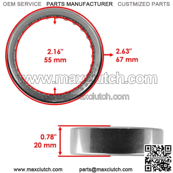 Rear Differential Bearing Seal Kit for Yamaha Rhino 700 YXR700F 4X4 FI 2008-2013 (For: 2006 Yamaha Rhino 660) - Image 2