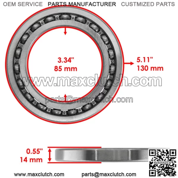 Rear Differential Bearing Seal Kit for Yamaha Rhino 700 YXR700F 4X4 FI 2008-2013 (For: 2006 Yamaha Rhino 660) - Image 5