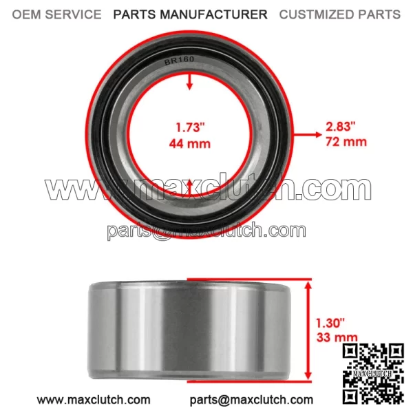 5136948 5136949 Front Knuckle Bearing For Polaris Ranger 800 4x4 2010-2014 - Image 2