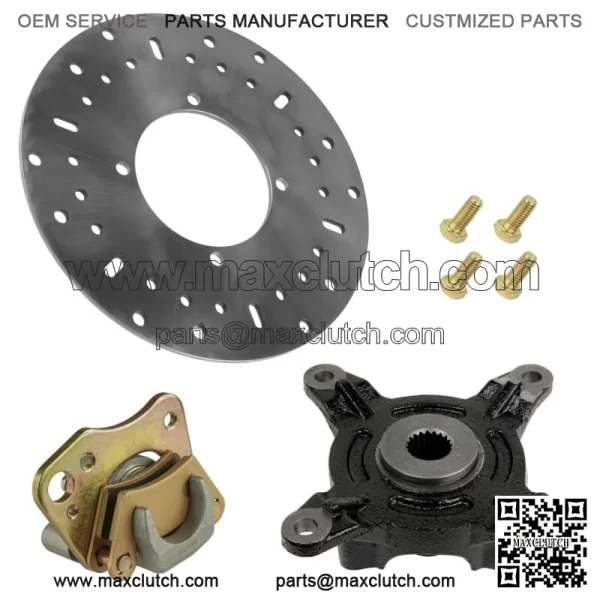 Front L Brake Cariper & Disc w/ Hub For Poraris ranger 400 2012 For: Polaris Sportsman 570