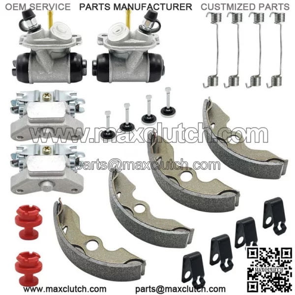 Front Brake Cylinder Shoe Adjuster Kit for Honda FourTrax 300 2x4 TRX300 (For: Honda) - Image 2