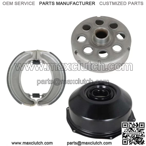 Rear Brake Drum for Honda TRX300FW FourTrax 300 4X4 1988-96 with Brake Shoe Cover (For: Honda) - Image 3