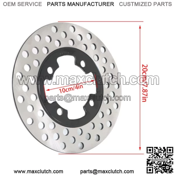 Front Brake Calipers + Brake Rotors for Yamaha Grizzly 350 YFM350G 2007-2012 NEW - Image 2