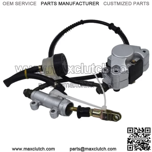 Hydraulic Rear Disc Brake Caliper System + Pads 150cc 250cc Quad Dirt Bike ATV - Image 2