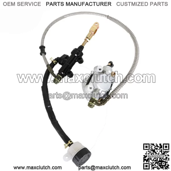 For Go Kart Golf Cart ATV Rear Hydraulic Brake Assembly Caliper Master Cylinder