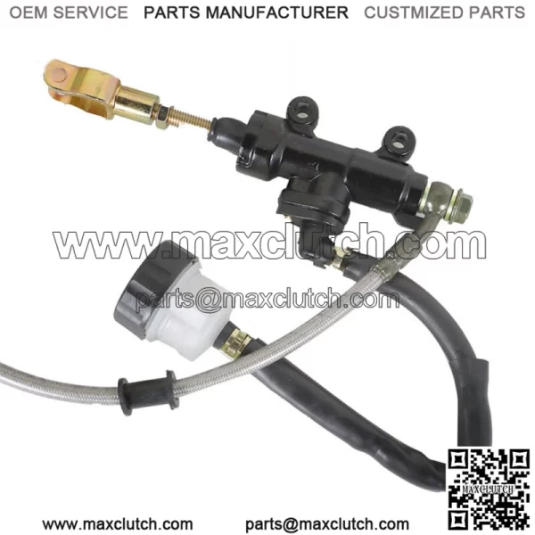 For Go Kart Golf Cart ATV Rear Hydraulic Brake Assembly Caliper Master Cylinder - Image 2