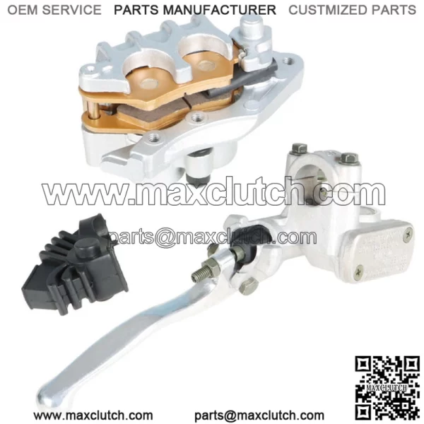 Front Master Cylinder Lever + Brake Caliper Pad for HONDA XR250R 400R 600R 650LR