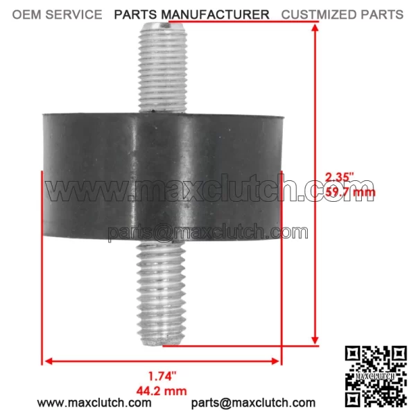 Rear Engine Mount Rubber Isolator for Polaris Sportsman 800 HO EFI 2005-2014 For: Polaris Sportsman 800 - Image 2