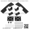Rear Axle C-Notch Flip 6 inch Drop Kit Fit For 99-06 Chevy & GMC Silverado 1500 (For: More than one vehicle)