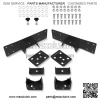 Rear Axle C-Notch Flip 6 inch Drop Kit Fit For 99-06 Chevy & GMC Silverado 1500 (For: More than one vehicle) - Image 3