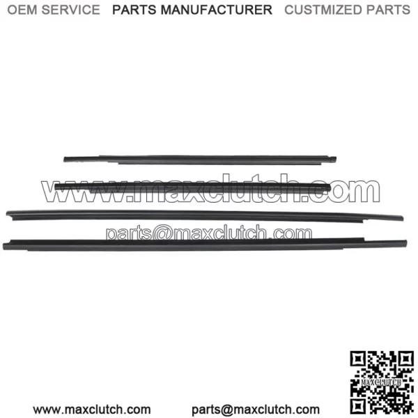 Window Weatherstrip Sweep Belt Outer Seal For 2007-2016 Yaris Sedan 68160-52150