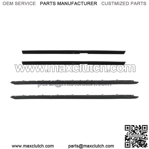 Window Sweep Weatherstrip Felt Seal Kit For 1984-1989 Chevrolet Corvette