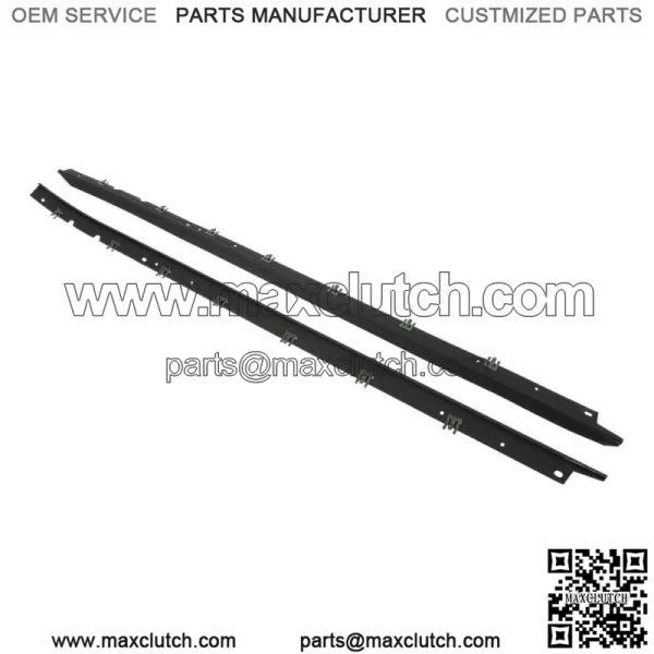 Window Sweep Weatherstrip Felt Seal Kit For 1984-1989 Chevrolet Corvette - Image 2