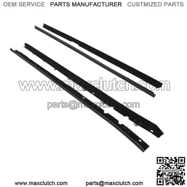 Window Sweep Weatherstrip Felt Seal Kit For 1984-1989 Chevrolet Corvette - Image 3