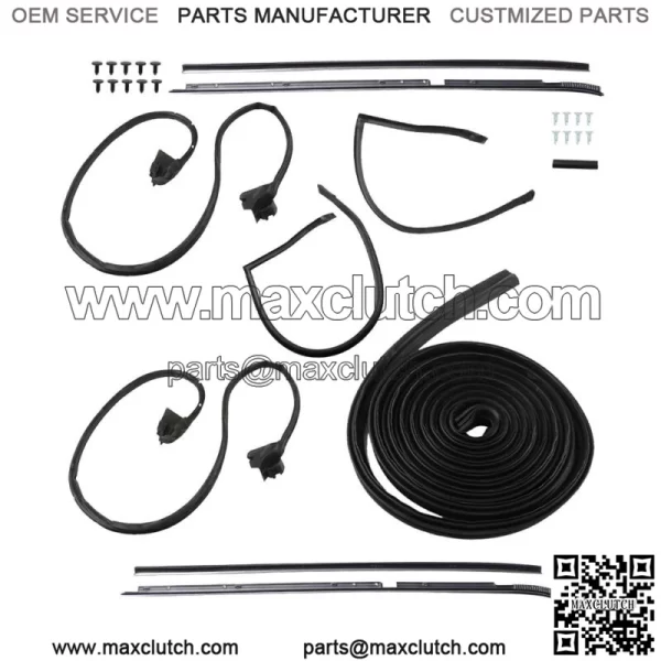 Weatherstripping Seals Kit 9PCS Fit For 1981-1988 Buick Regal Cutlass RWD G-Body