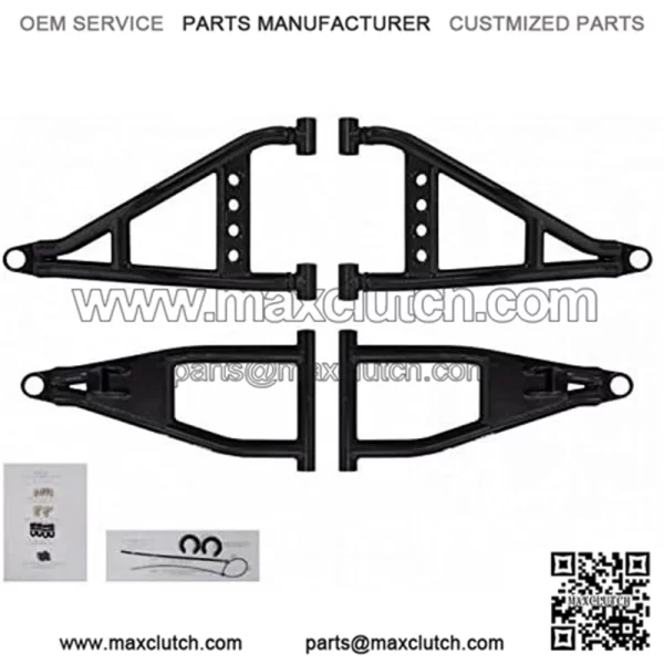 1.5" Forward Offset A Arms for 2013-2019 Polaris Ranger XP 900 / Crew | Fit up 28.5" Tire Size | 1.25   Tubing 25% larger Than OEM! | Full Camber Adjustability