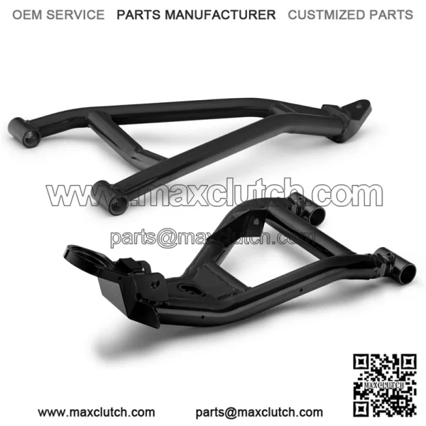 1.5" Forward Offset Atlas Pro A-Arms for 2020+ Kawasaki Teryx KRX 1000 | Fit up to 37" Tires | Tubing 0.5" Larger Than Stock | Utilizes Stock A-Arm Bushings | Black