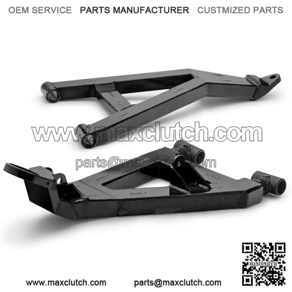 1.5" Forward Offset Boxed A-Arms for 2020+ Kawasaki Teryx KRX 1000/2023+ Kawasaki Teryx KRX 4 1000 | 1.5" of Ground Clearance | UV-Resistant Powder Coat Finish | Black