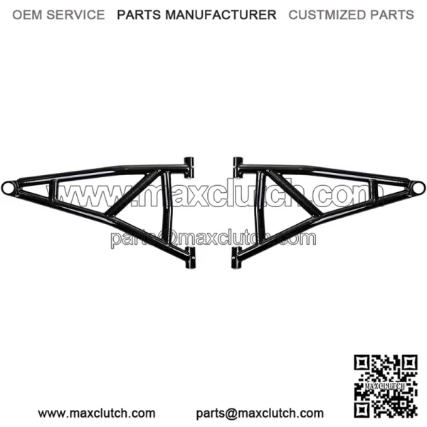 (2) Lower High Clearance A Arms for 2014+ Polaris RZR XP 1000 / XP 4 1000 | Non-Adjustable | Black | 1.25   Tubing 25% larger Than Stock!