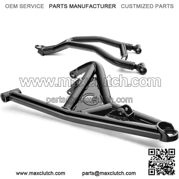 Atlas Pro 1.5" Forward Offset Front A-Arms for 2016-2021 Polaris RZR XP Turbo/XP 4 Turbo - Black | Made with 1.5" Diameter Tubing | Run up to 34" Tires!