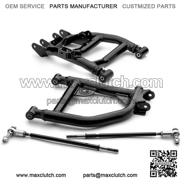 Atlas Pro 2" Rear Offset A-Arms for Can-Am Defender HD 5 / HD 7 / HD 8 / HD 9 / HD 10 / Max | Fits up to 32" Rear Tires | Adjustable Pivot Blocks | 1.5   x .138   DOM Wall Steel Tubing