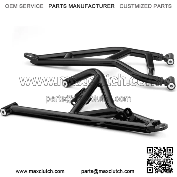 Polaris RZR XP Turbo High Clearance 1.5" Forward Offset A-Arms Black and Voodoo / Velocity Blue / Red