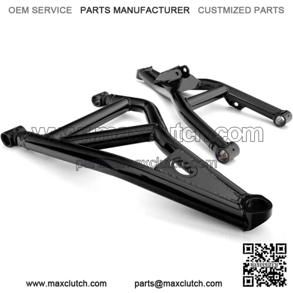 Atlas Pro High Clearance 1.5" Forward Offset A-Arms for 2021+ Can-Am Commander XT-P/XMR | Black | Fit 34" Tires | 1.5" Tubing | Adjustable Pivot Block | UV-Resistant Powder Coat