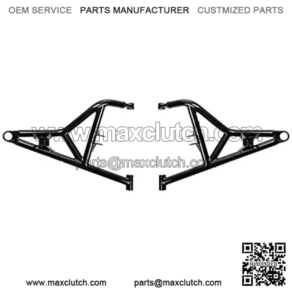 (2) Upper High Clearance A Arms for 2014+ Polaris RZR XP 1000 / XP 4 1000 | Non-Adjustable | Red | Includes Heavy-Duty 4340 Chromoly Steel | 1.25   Tubing 25% larger Than Stock