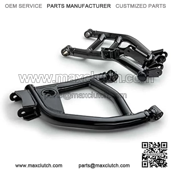 Atlas Pro High Clearance 1.5" Forward Offset A-Arms for 2020+ Can-Am Defender HD 10 DPS/XT/MAX (see fitment) | Black | Fit 31" Tires | 1.5" Tubing | Adjustable Pivot Block