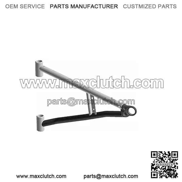 Polaris Ranger Control Arm, Front, Lower, Left Side, Matte Black,  OEM Part 1024247-458, Qty 1