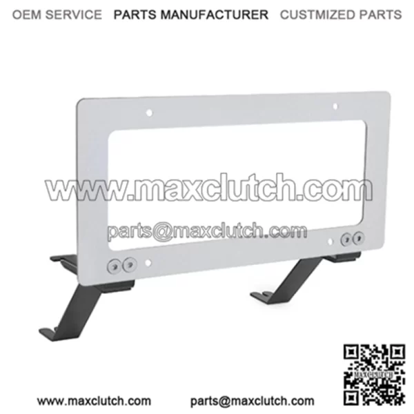 Tesla license plate frame model Y #silver