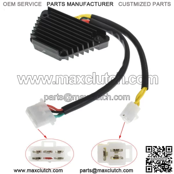 For 82-86 Honda Shadow VT500C VT500F VT700C VT750C Voltage Regulator Rectifier - Image 3
