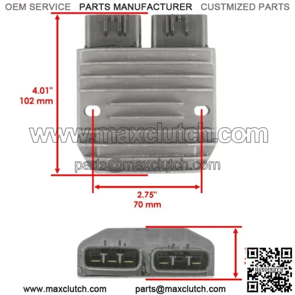 Regulator Rectifier for Bombardier Can-Am Outlander 400 4X4 HO Xt 2004 2005 - Image 4