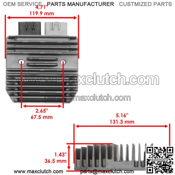 710005842 710005568 Regulator Rectifier For Can Am Maverick X3 Turbo 2018 - Image 2