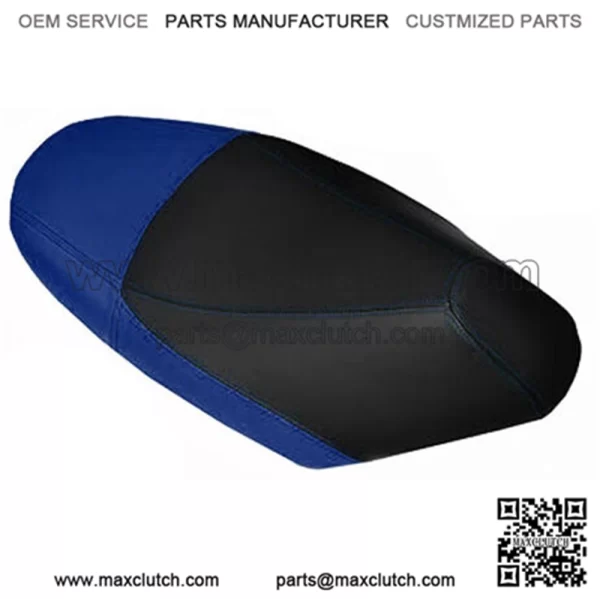 BLACK & R BLUE VINYL CUSTOM FITS PEUGEOT VIVACITY 50 100 125 SEAT COVER UP TO 09