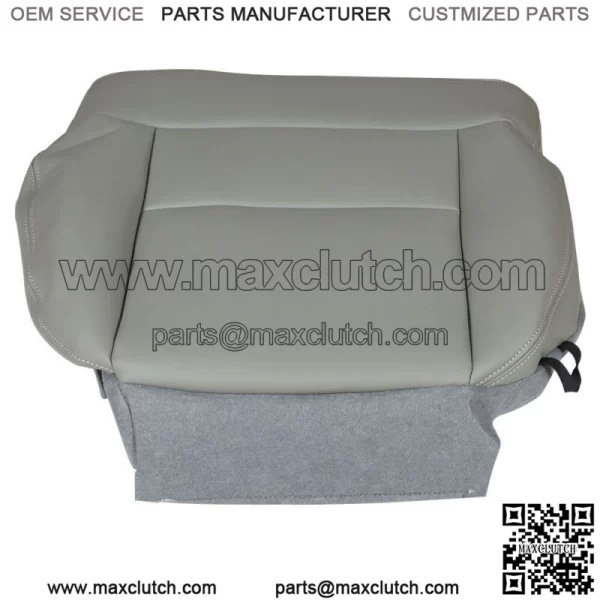 For 2004-2008 Ford F-150 Seat Cover Front Driver Bottom Gray Vinyl Replacement - Image 5