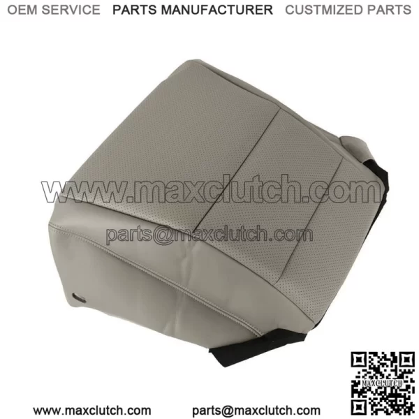 Driver Side Bottom Seat Cover Perforated Leather Gray For 2013-2017 Honda Accord - Image 4