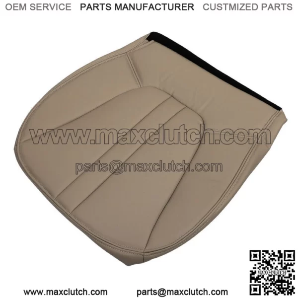 Driver Bottom Seat Cover Eddie Bauer Leather Tan For 1997-2002 Ford Expedition - Image 3