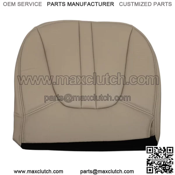 Driver Bottom Seat Cover Eddie Bauer Leather Tan For 1997-2002 Ford Expedition - Image 4