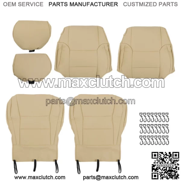 For Toyota 4Runner 1996-2002 Seat Cover Front Passenger Driver Bottom Top Beige - Image 3