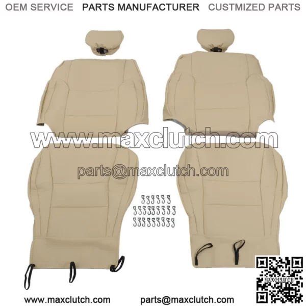 For Toyota 4Runner 1996-2002 Seat Cover Front Passenger Driver Bottom Top Beige - Image 4